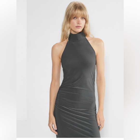 Wilfred
Smooth Matter Remedy Dress Color Coal Grey Size Small Halter & Backless - Picture 3 of 10
